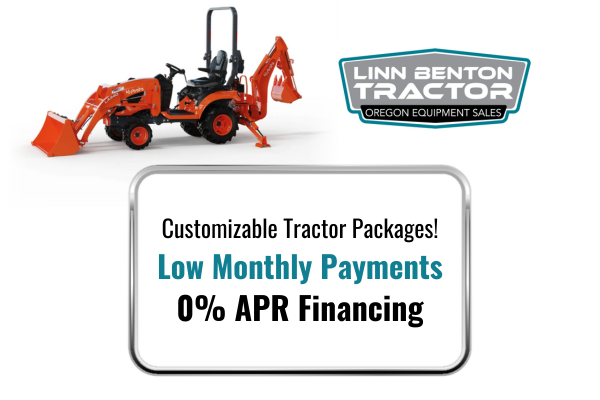 Customized Tractor Packages Low Monthly Payments with 0% APR Financing