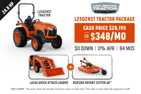 image of the L2502HST tractor package